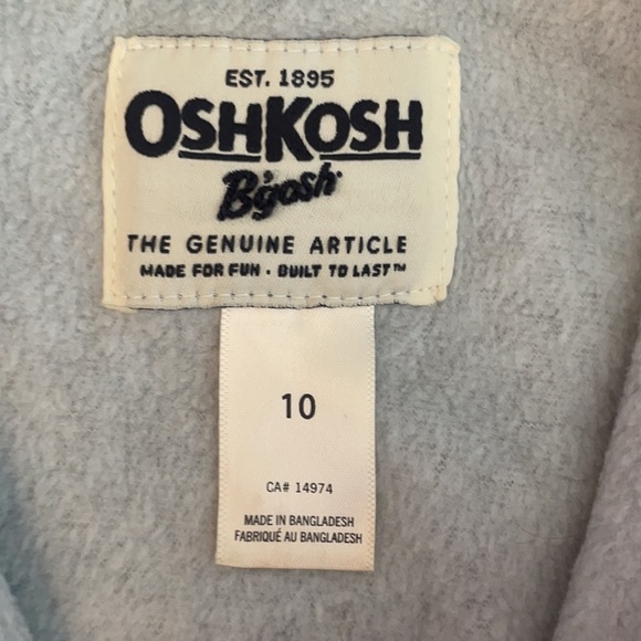 Oshkosh Spring Jacket size 10 - Picture 2 of 4